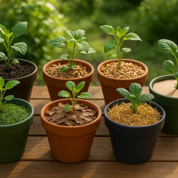 mulches for potted plants