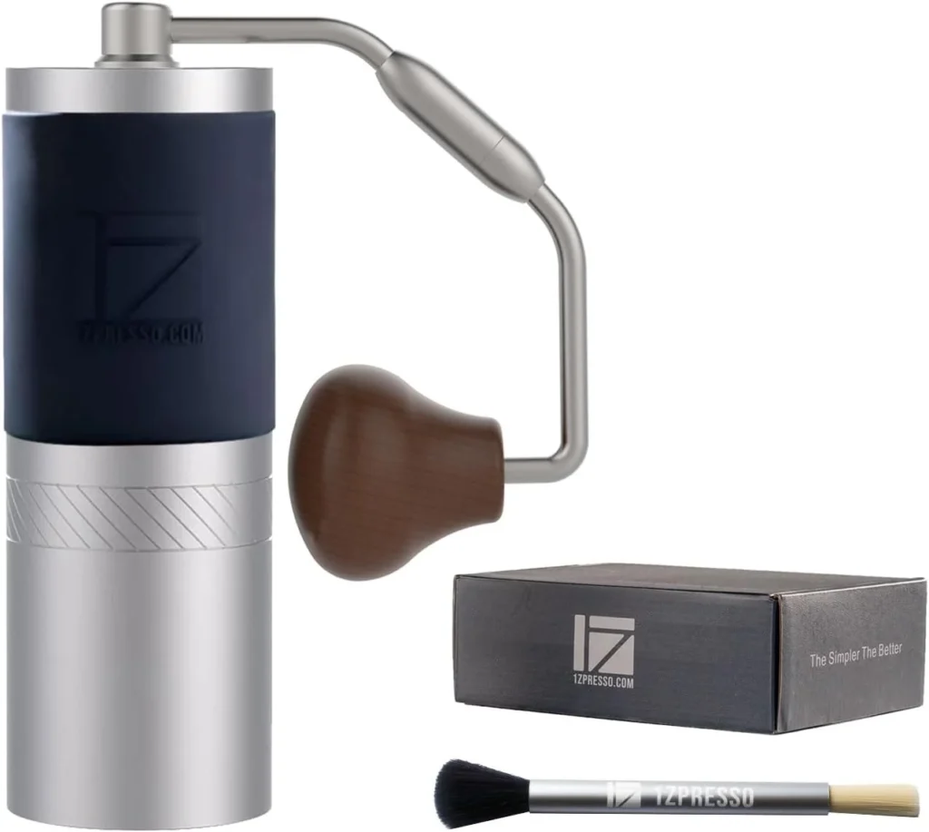 1Zpresso Q2, one of the best hand-crank coffee grinders