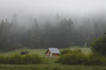 living partially off the grid