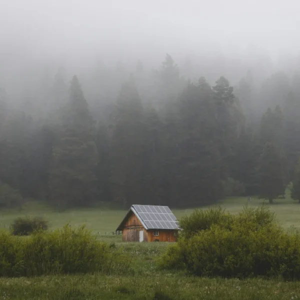 living partially off the grid