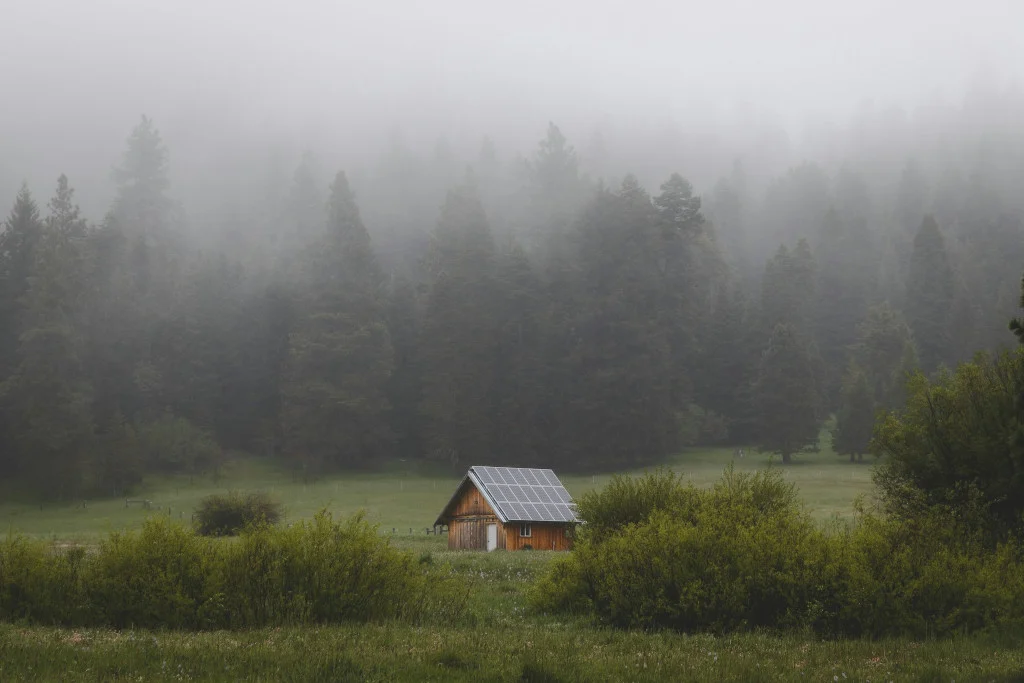 living partially off the grid