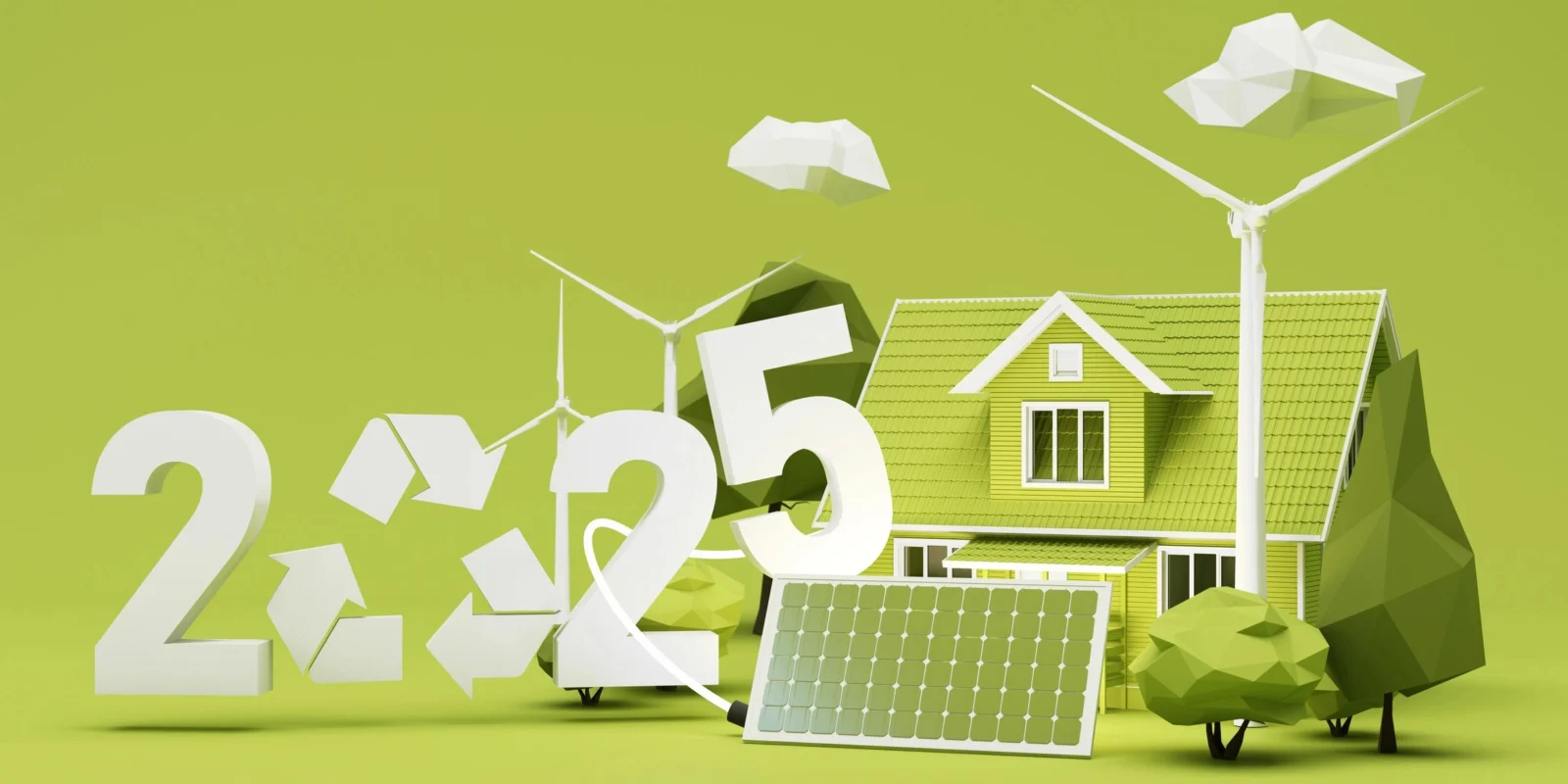 Sustainable home powered by solar.