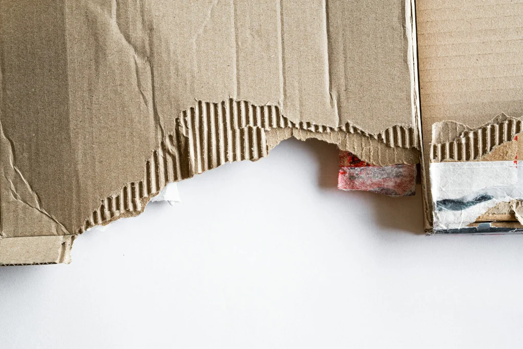make shredded cardboard mulch
